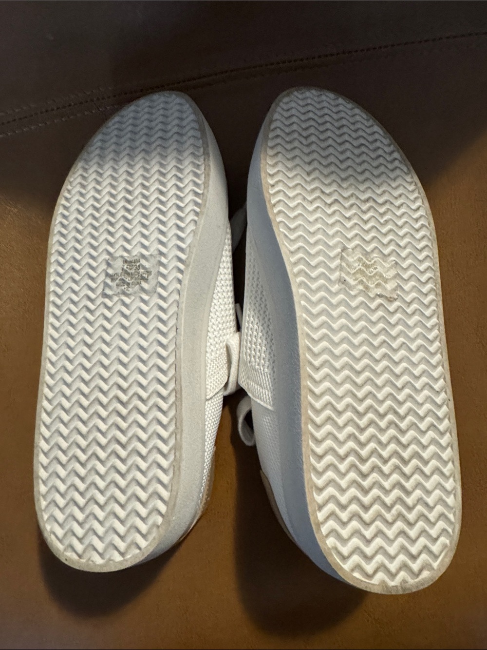 Lucky Brand White Knit Lace-Up Casual Sneakers - Picture 3 of 4